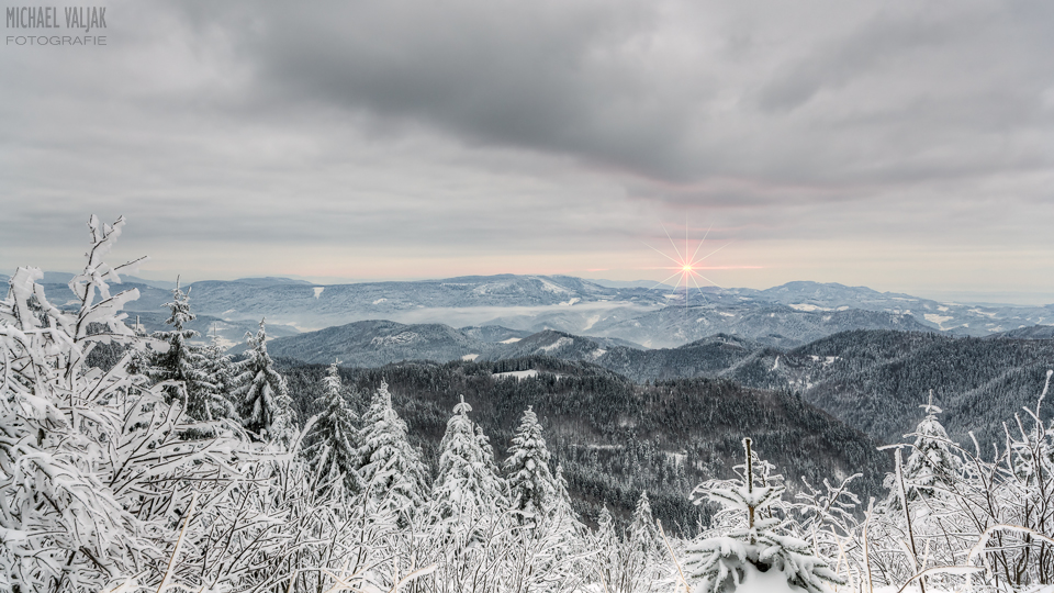 Schwarzwaldblick im Winter