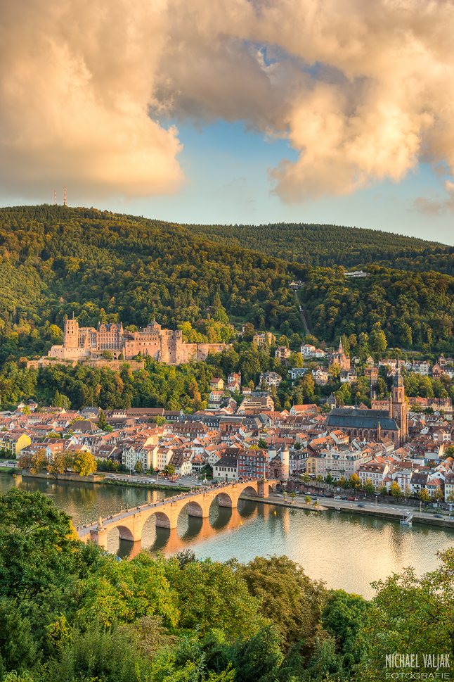 Heidelberg in der Abendsonne