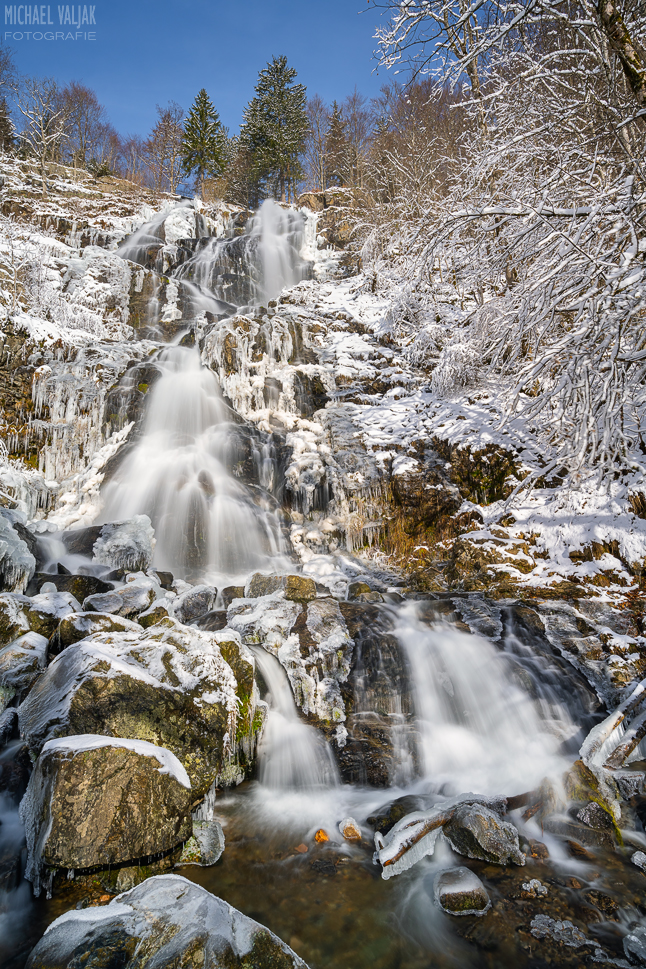 Todtnauer Wasserfall im Winter