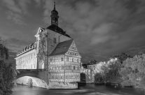 Altes Rathaus Bamberg schwarz-weiß