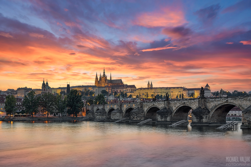 Sonnenuntergang in Prag