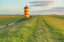 Pilsumer Leuchtturm in Ostfriesland