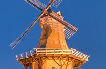 Windmühle in Greetsiel in Ostfriesland