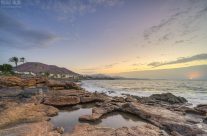 Morgens an der Küste in Playa Blanca auf Lanzarote