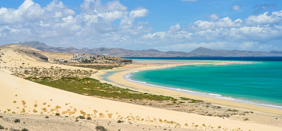 Playa de Sotavento de Jandia auf Fuerteventura
