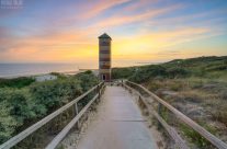 Leuchtturm in den Dünen bei Dishoek in Zeeland